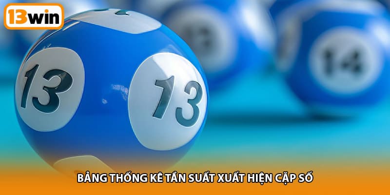 Bảng thống kê tần suất xuất hiện cặp số